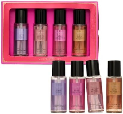 Victoria's Secret Fragrance Mist Collection 4 Piece Mini Mist Gift Set, Assorted Scents, Gift Set... | Amazon (US)