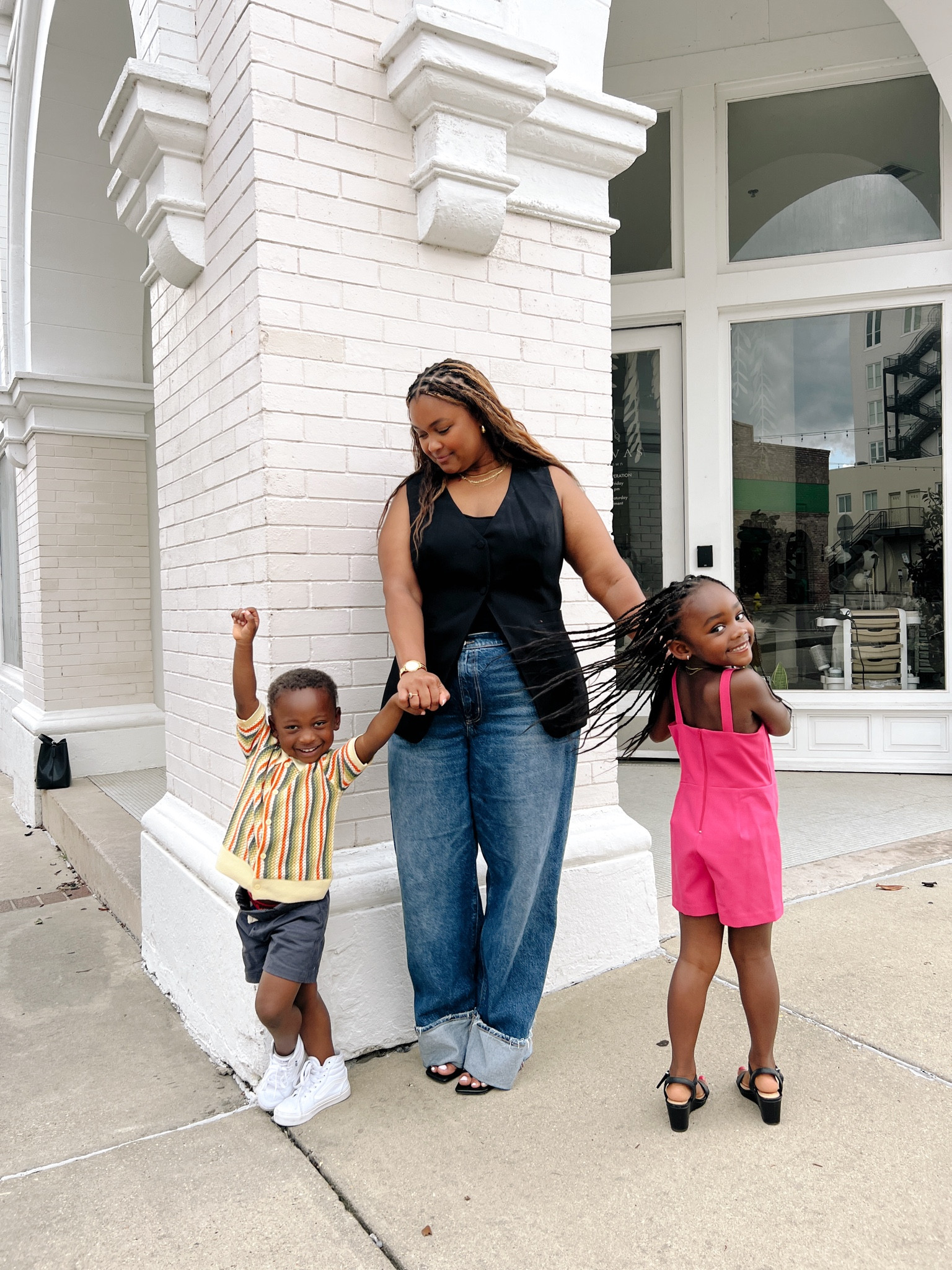 Mother’s day with my minis!
I’m in a Fashion Nova top, American Eagle jeans, and Amazon sandals—easy + stylish. My girl is rocking a Gianni Bini romper and wedges, and my boy is cute + comfy in Old Navy and Vans.
Shop our looks on LTK!

#LTKfamily #LTKkids #FashionNova #AmericanEagle #AmazonFinds #GianniBini #OldNavyStyle #MomStyle #MiniMeLooks

#LTKShoeCrush #LTKFindsUnder100 #LTKPlusSize