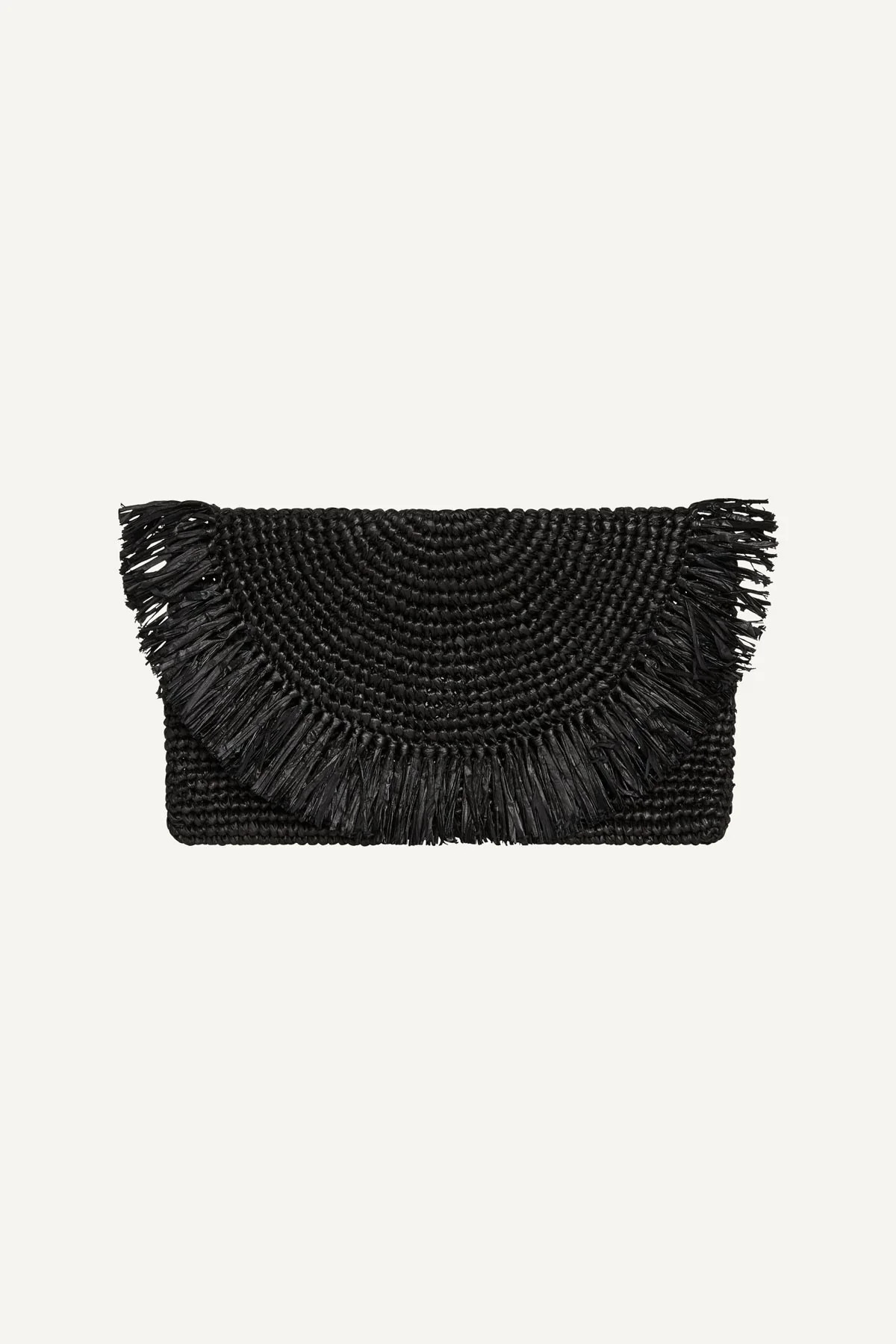Palma Clutch - Black Raffia | Vitamin A