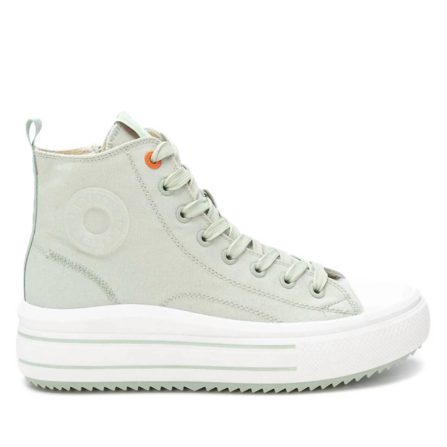 Women's High Top Canvas Sneakers In Aqua | Shop Simon