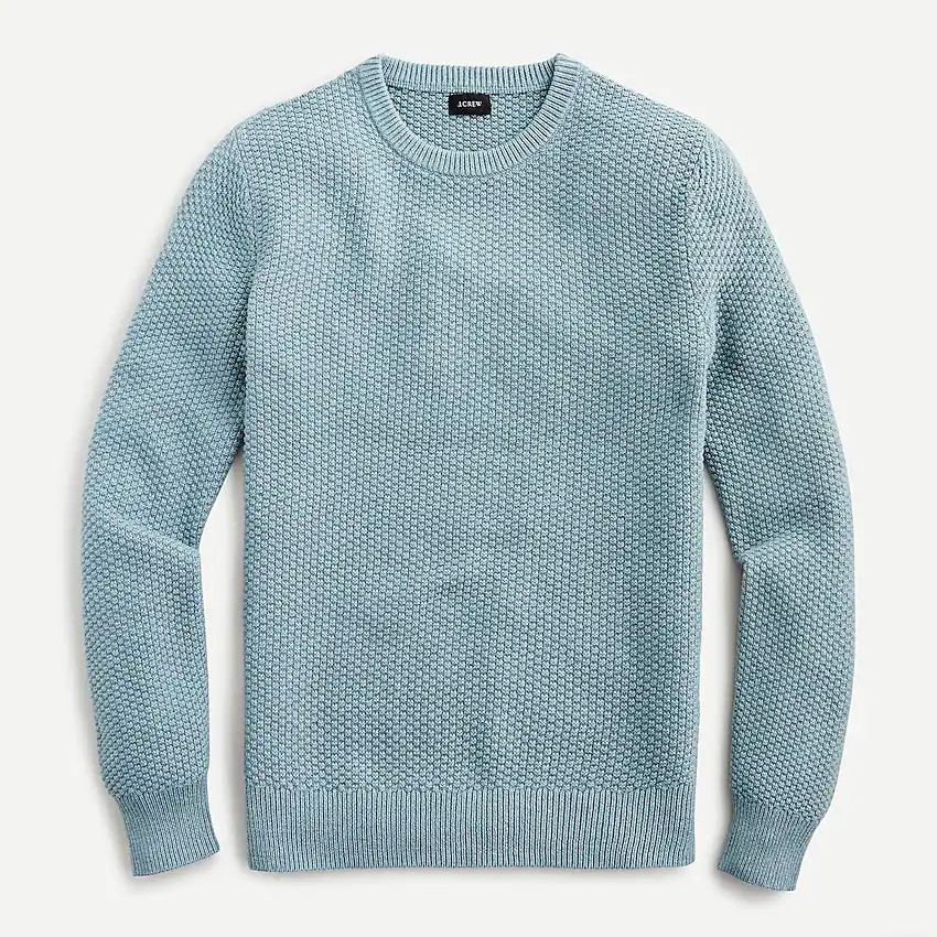 Cotton sweater in checker stitch | J. Crew US