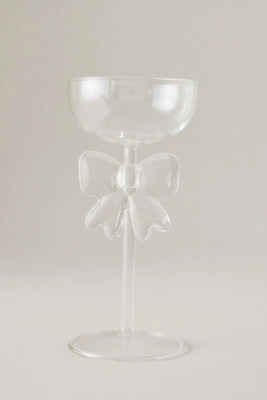 Lepelclub Bow Coupe Glass | Anthropologie (US)