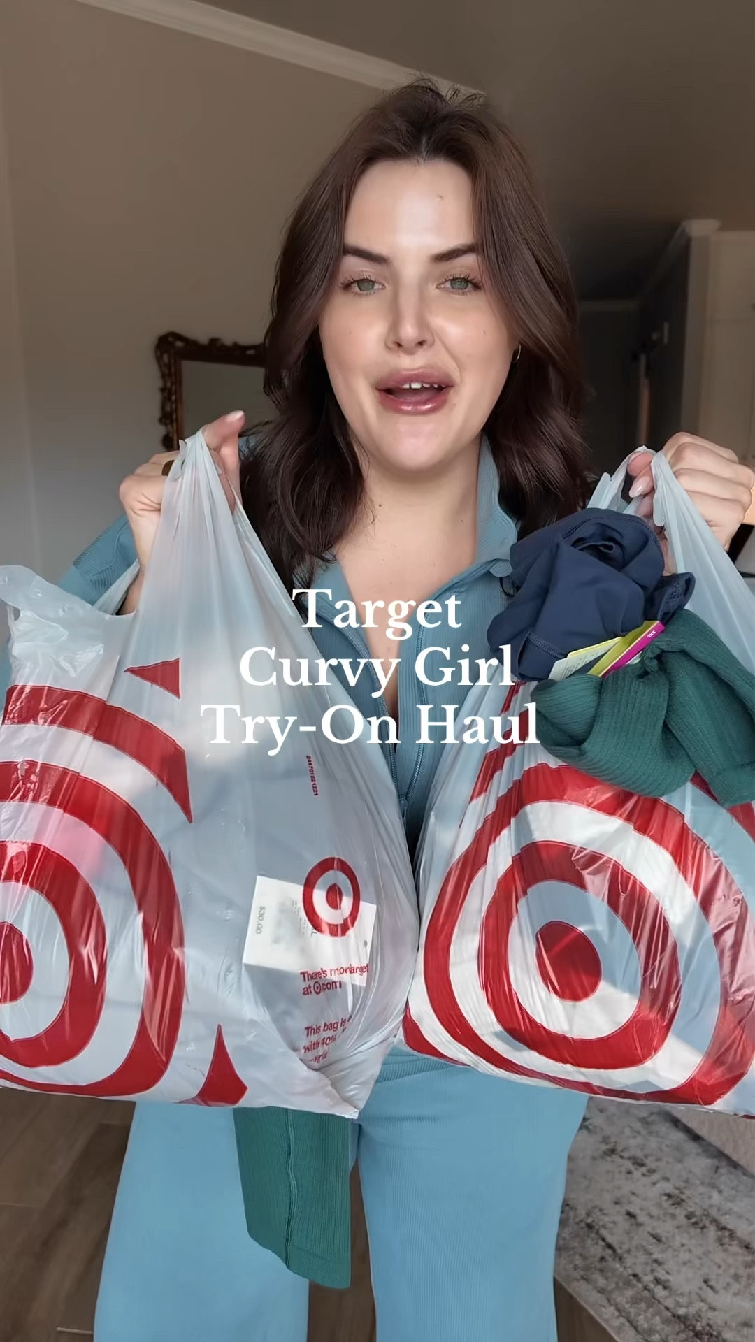 Curvy girl matching set try on haul 
