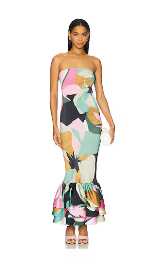 Ramblas Dress in Green Calypso | Revolve Clothing (Global)