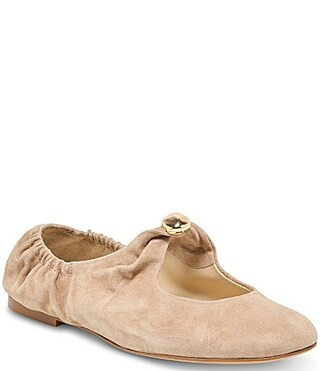 Dolce Vita Cornel Suede Ruched Ballet Flats -  8.5 | Dillard's
