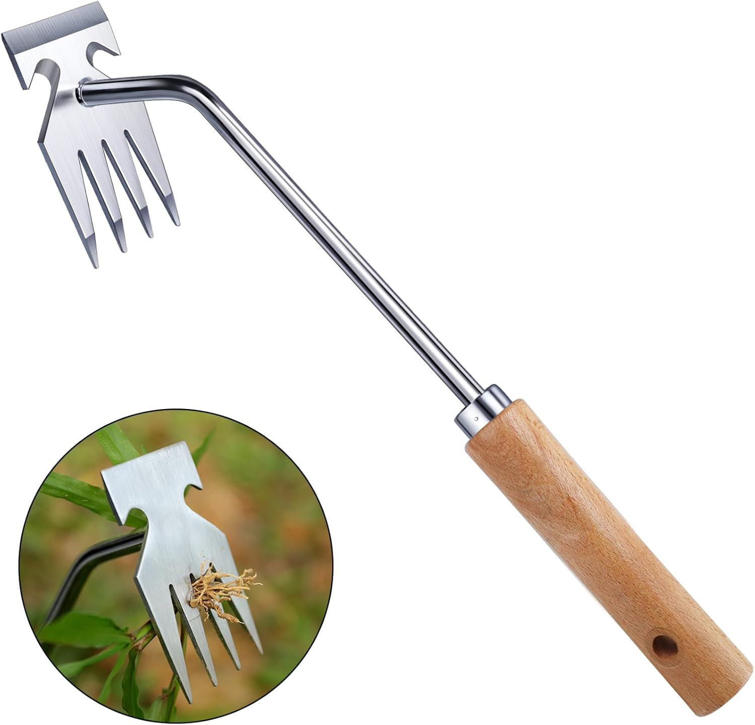 Orelex Weed Puller Tool, Weeding Tool, Weed Pulling Tool, Garden Tools, Weed Remover Tool, Stainless Steel, Anti-Detachment, Gardening Essentials, Gardening Hand Tools for Backyard Planting Weeding | Amazon (US)