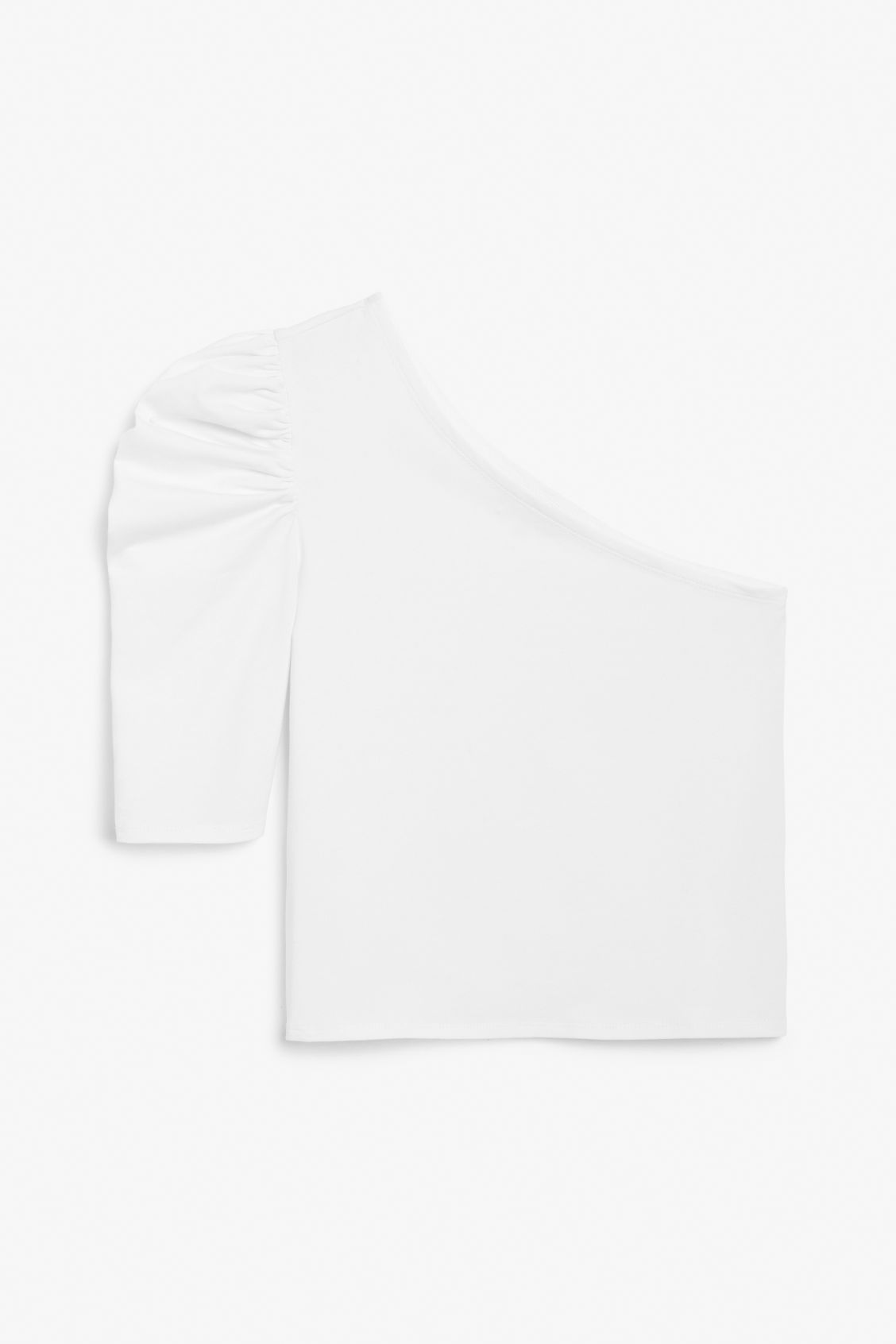 One-shoulder top - White | Monki
