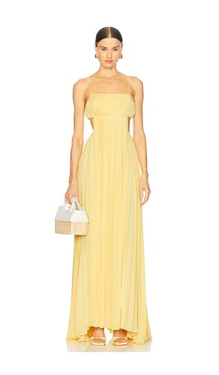 Varanazza Dress in Daffodil | Revolve Clothing (Global)