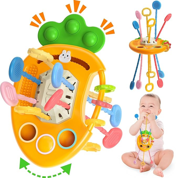 Yetonamr Baby Teething Toys for 6-12-18 Months, Baby Easter Basket Stuffers, Silicone Birthday Gi... | Amazon (US)