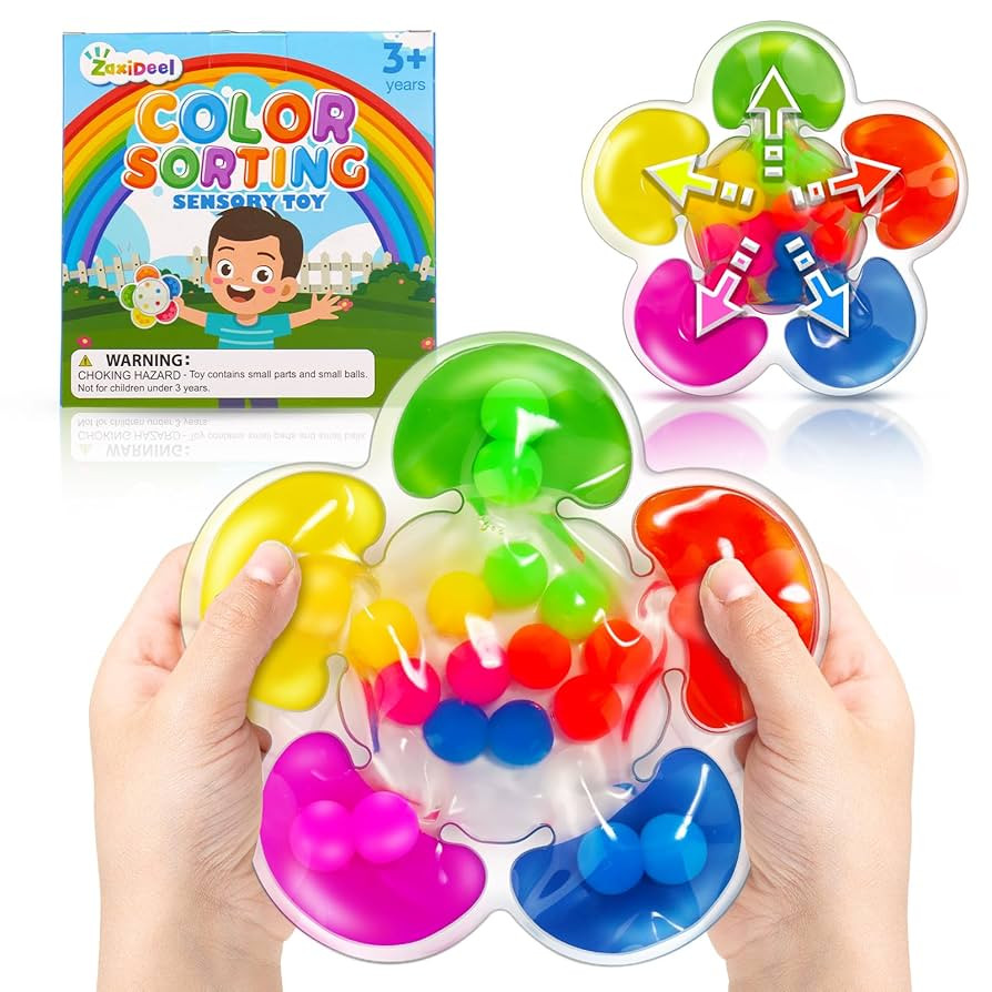 Color Sorting Toys Sensory Toys, Fine Motor Skills Game for Toddlers, Color Matching Toy Preschoo... | Amazon (US)