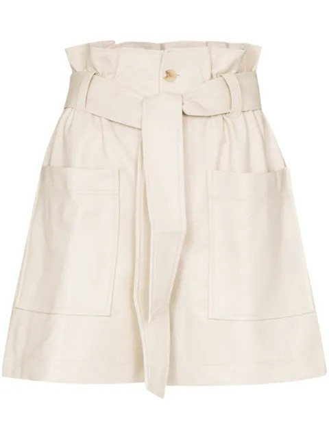 Alex paper bag waist shorts | Farfetch (UK)