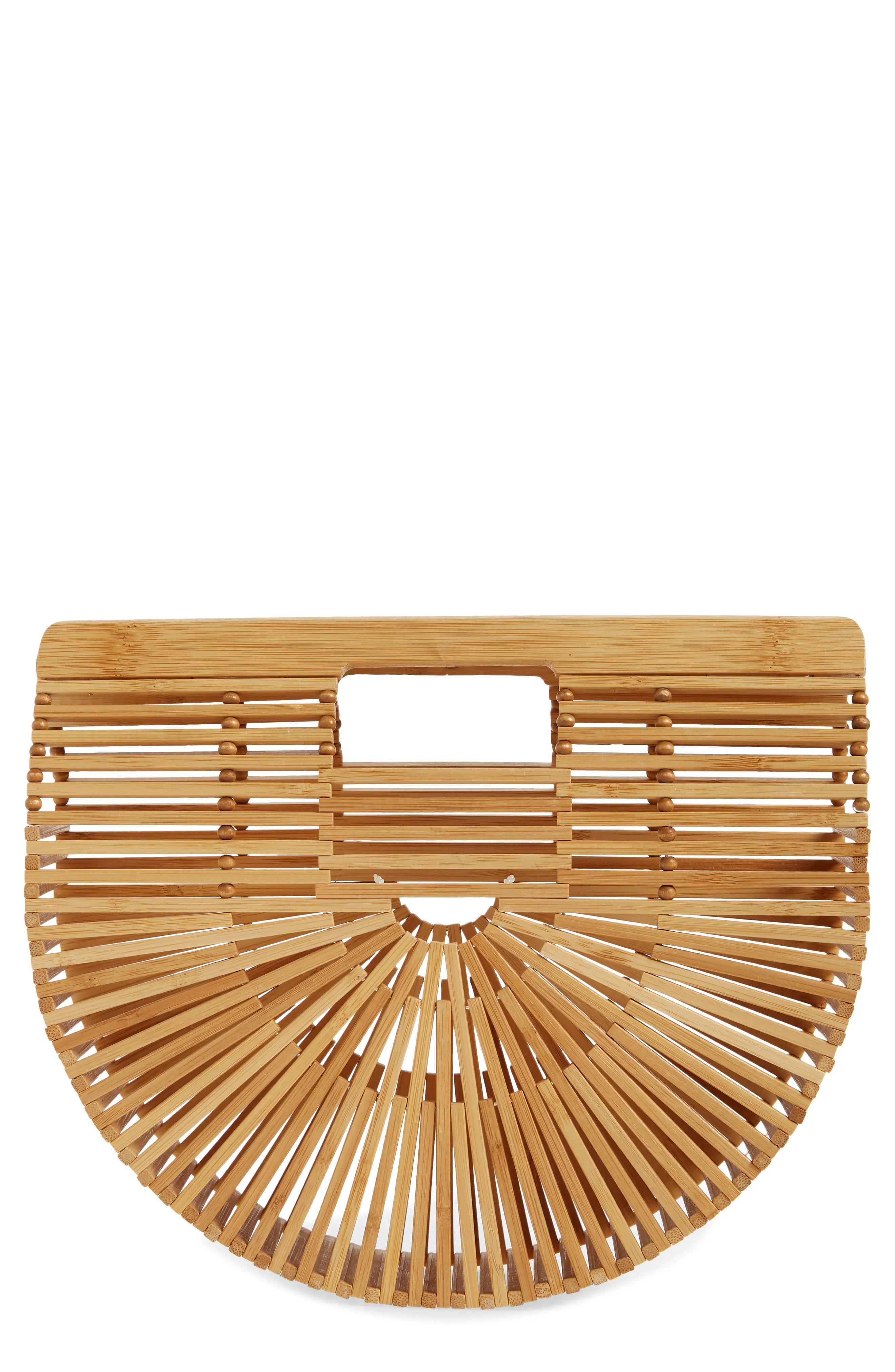 Cult Gaia Mini Ark Handbag in Natural at Nordstrom | Nordstrom