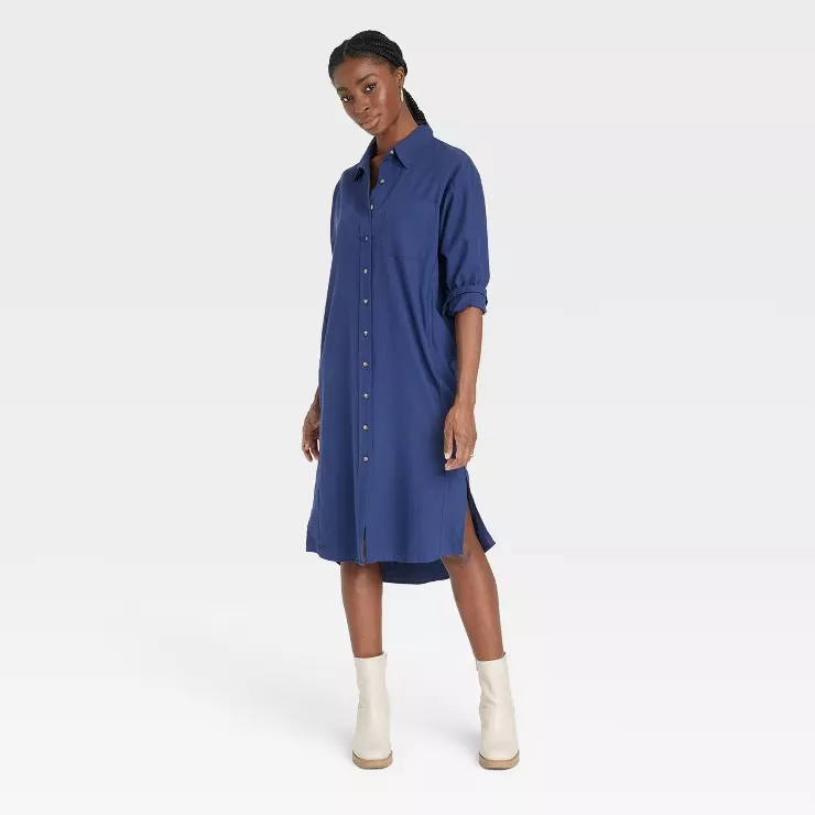 Target hotsell button dress