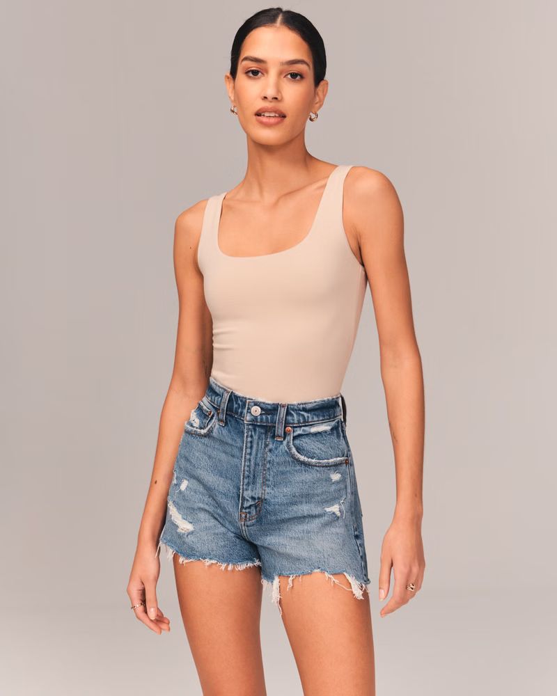 High Rise Mom Shorts | Abercrombie & Fitch (US)