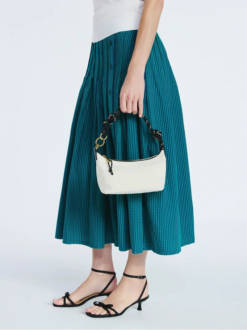 Free Assembly Women's Canvas Shoulder Bag, Natural | Walmart (US)