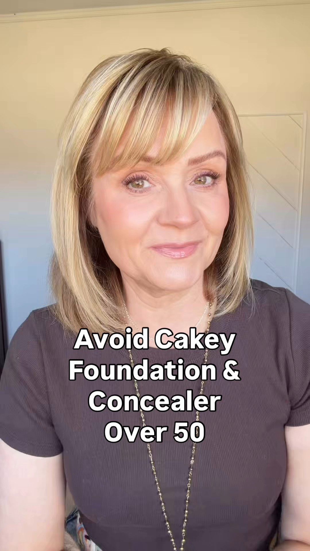 How to avoid cakey and creasing foundation on mature skin.  

#LTKBeauty #LTKOver40