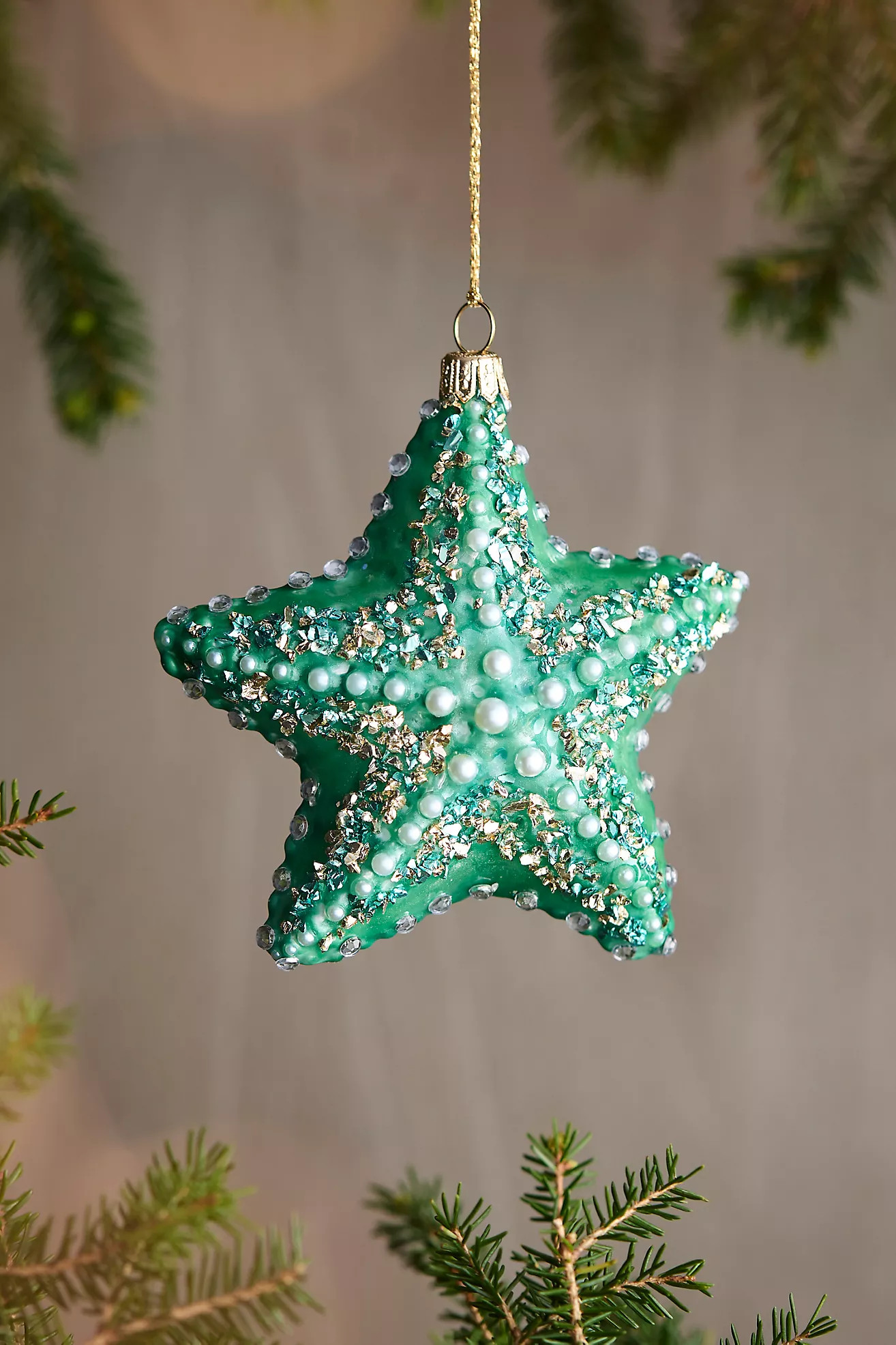 Starfish Glass Ornament | Anthropologie (US)