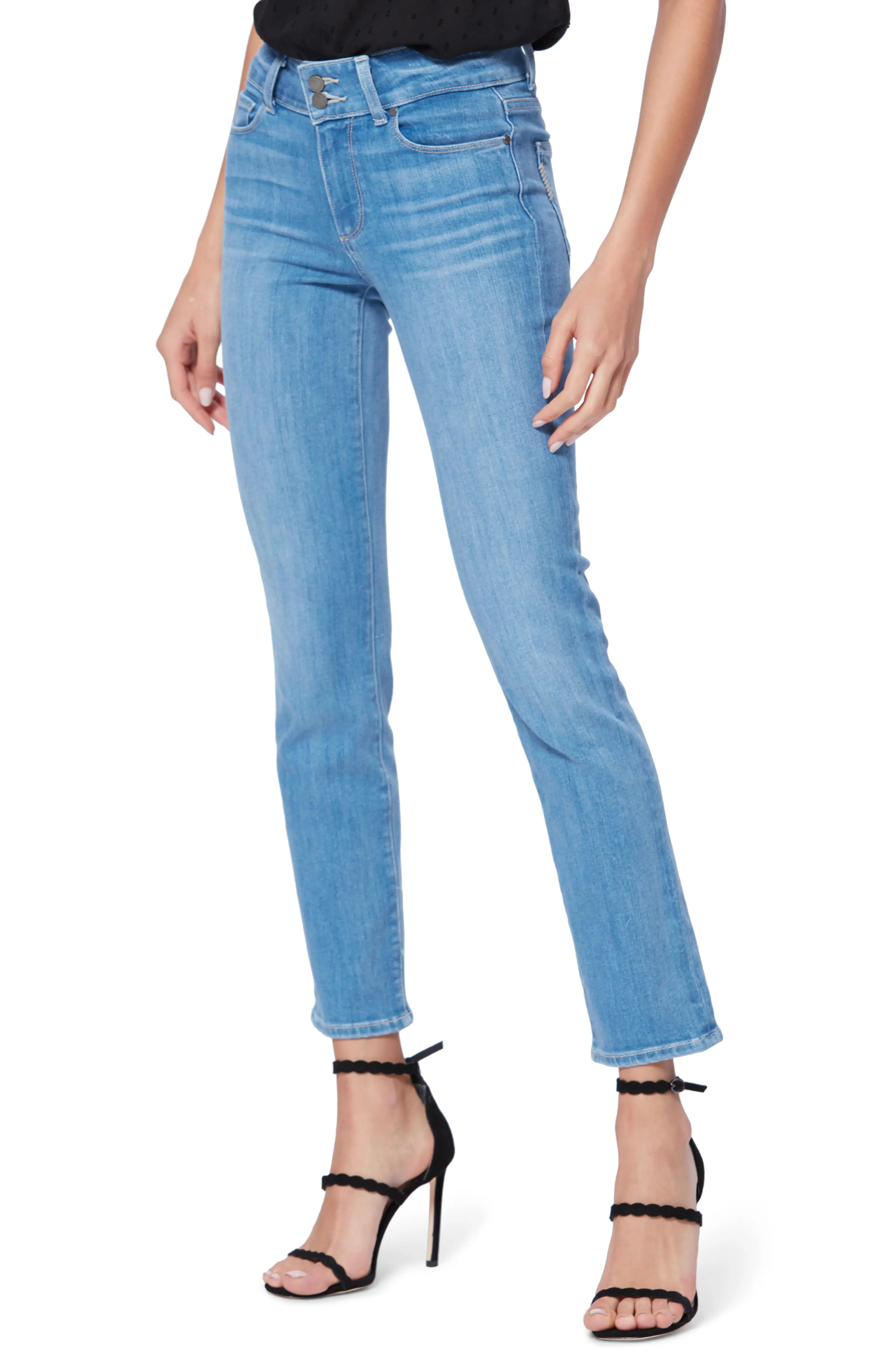 Hidden Hills High Waist Ankle Straight Leg Jeans | Nordstrom
