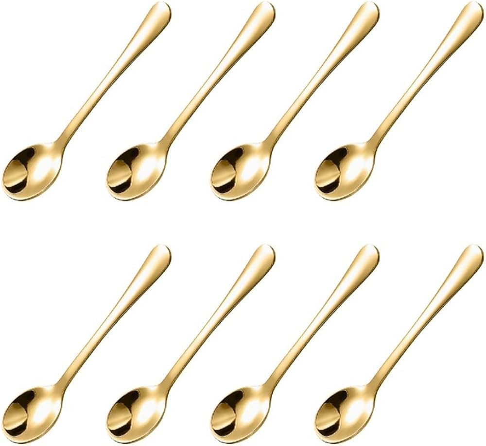 2.87" Mini Salt Spoons, Tiny Spoons for Spices Jars, Cute Stainless Steel Small Spoons for Salt, ... | Amazon (US)