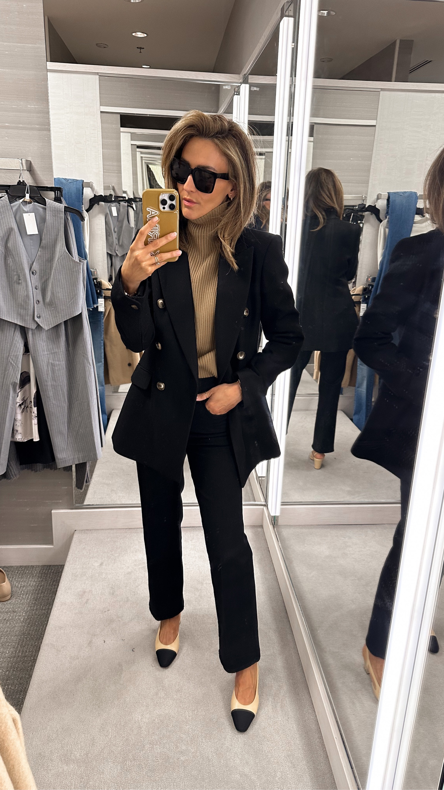 Same outfit dressed up with the Reiss structured blazer. Fits tts. #nsale23

#LTKxNSale #LTKsalealert #LTKstyletip