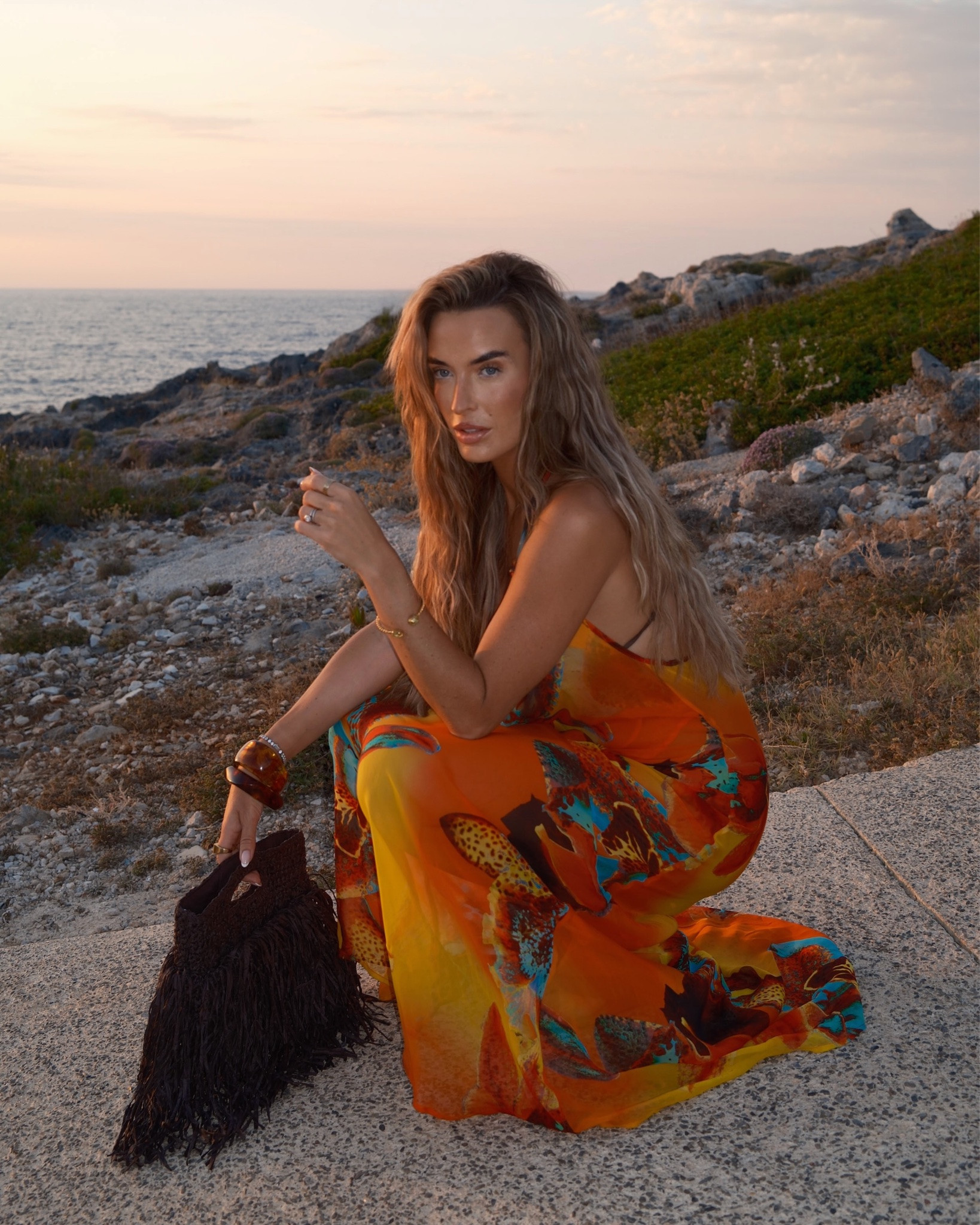Golden hour 🌅

I love this outfit so much! It’s actually classed as a beach dress so I’ve styled with a bikini as it’s slightly sheer but I will be wearing it in both day/evening. 

Comment ‘shop’ if you’d like a link to my outfit sent over to your DM 🌞
