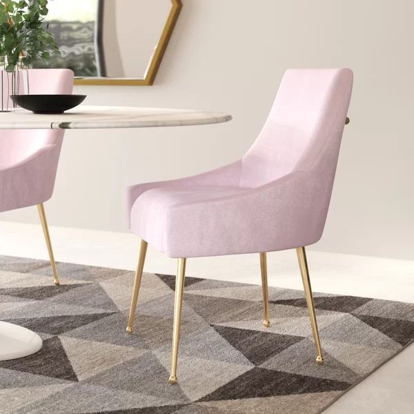 Dusek Velvet Upholstered Side Chair | Wayfair North America