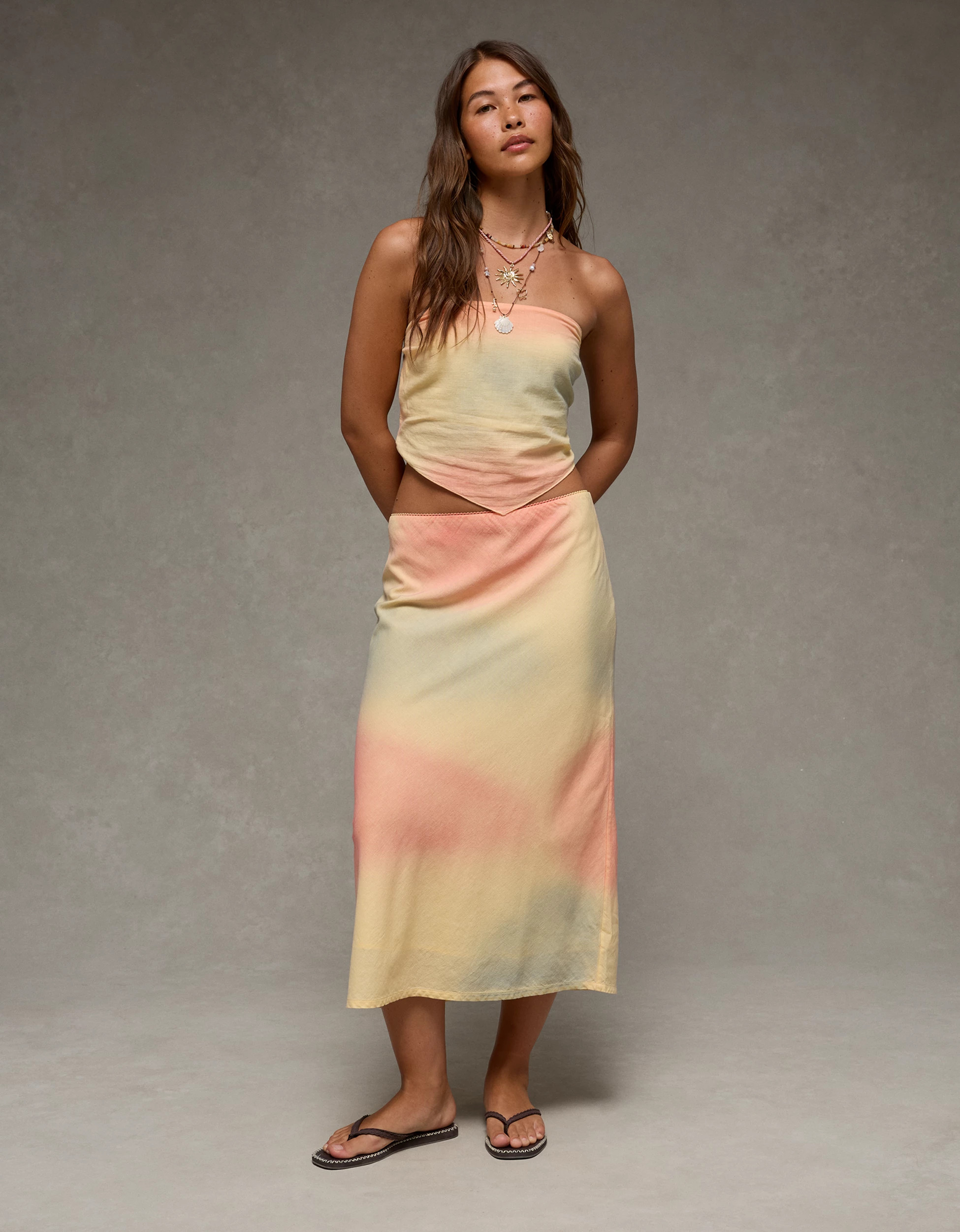 AE Pride Mid-Rise Maxi Skirt | American Eagle Outfitters (US & CA)