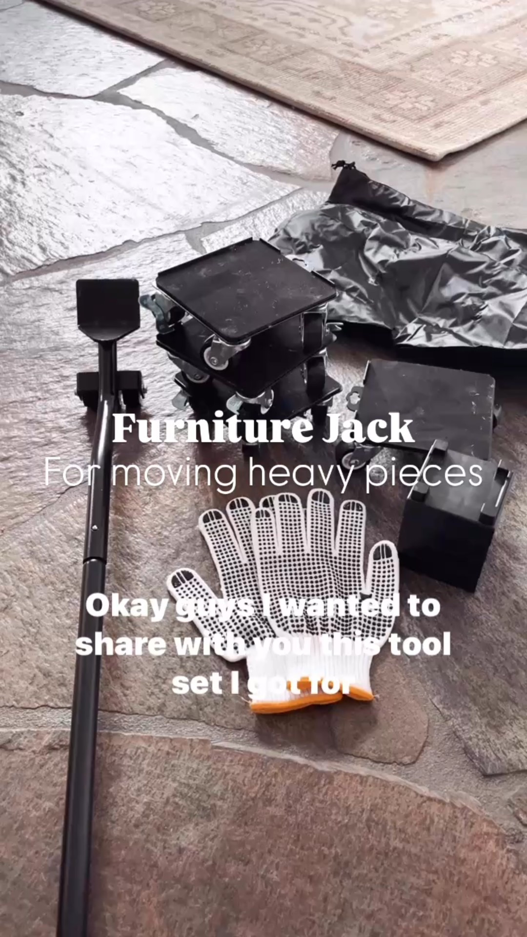 Furniture jack and wheel set for moving heavy furniture pieces. I can’t believe I moved this coffee table all by myself! 

I needed to move our coffee table to put down a new area rug and could not have done it without this tool! 

#LTKHome #LTKFindsUnder50 #LTKStyleTip