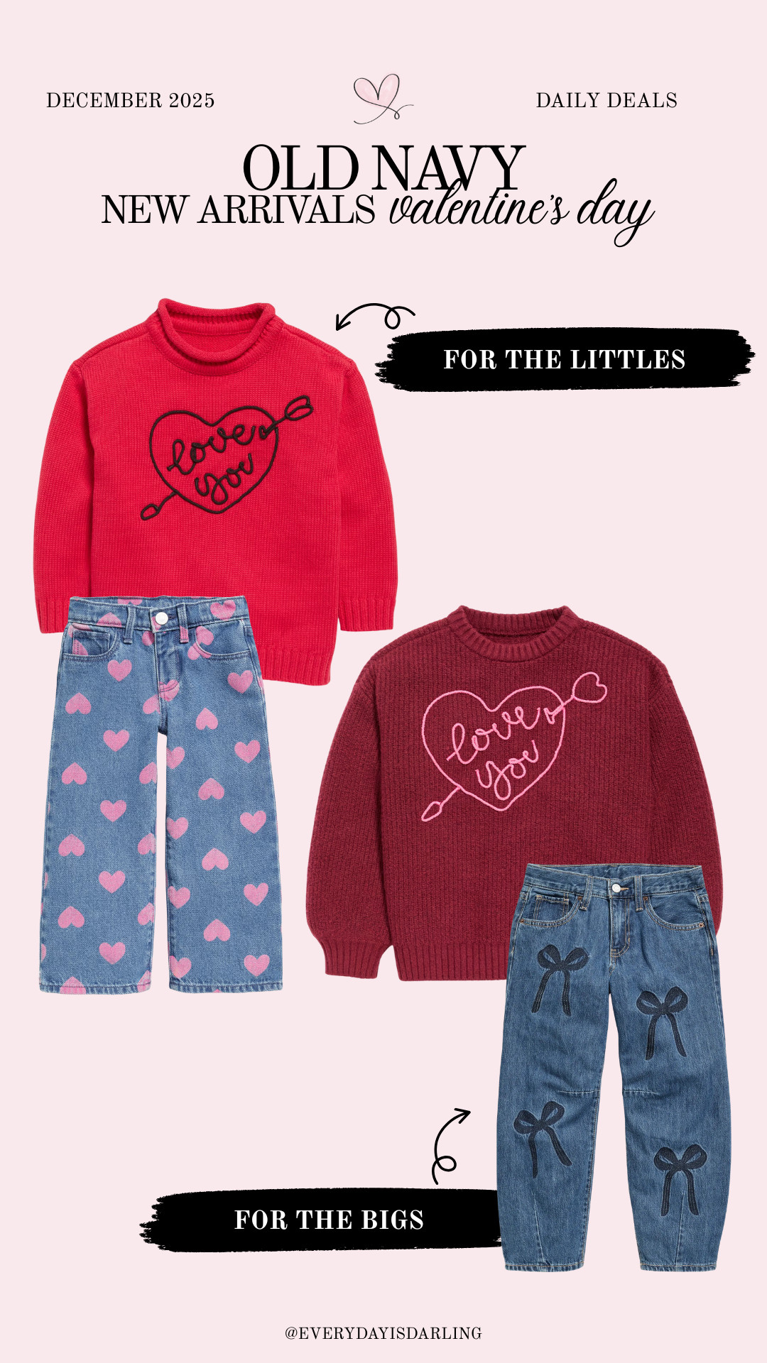 Valentine's Day is around the corner! Old Navy just dropped the cutest V-day pieces for girls and toddlers! Snag these before they sell out!  

 #LTKHoliday #LTKmomlife #LTKKids