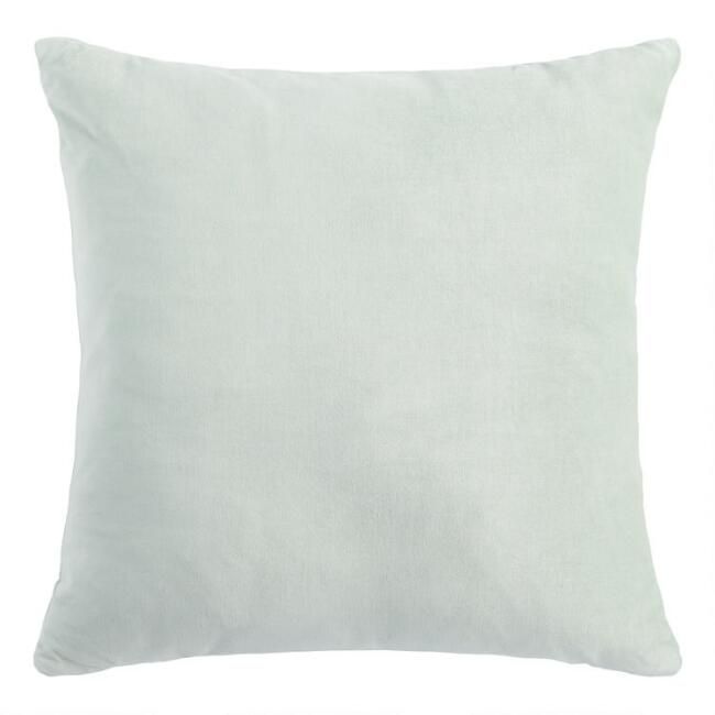 Jadeite Velvet Throw Pillow | World Market