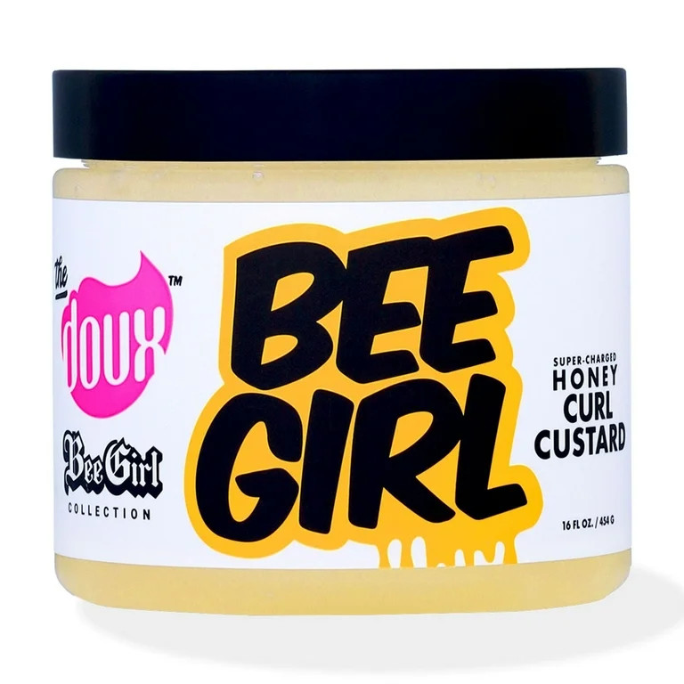 The Doux Bee Girl Honey Curl Custard Cream 16 oz, Moisturizing, Female | Walmart (US)