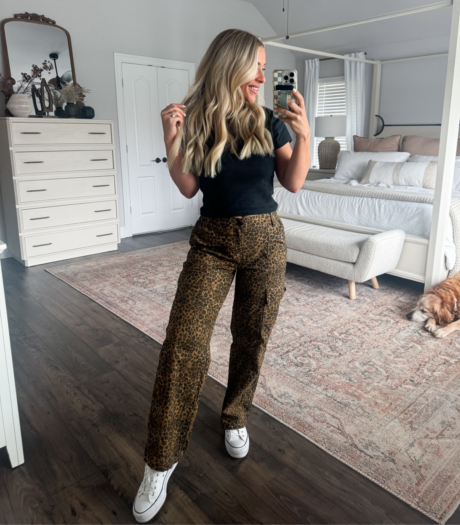 These cargo pants run big! I sized down two sizes to an XS