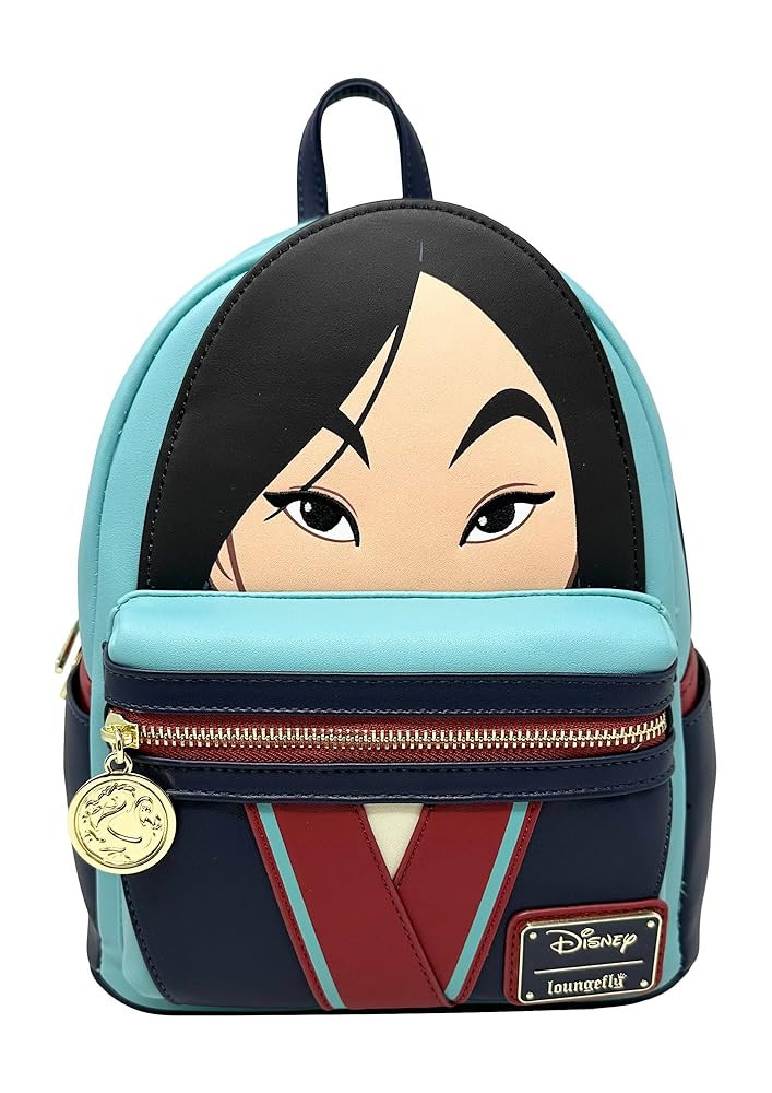 Loungefly Disney Mulan Cosplay Womens Double Strap Shoulder Bag Purse | Amazon (US)