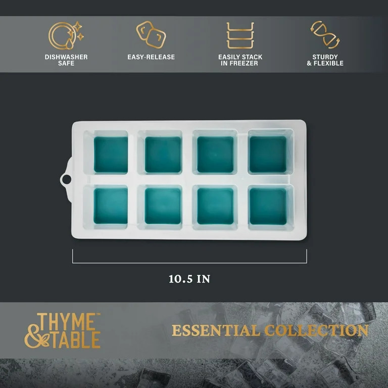 Thyme & Table 2-Piece Jumbo Pop-Out Ice Tray Set | Walmart (US)