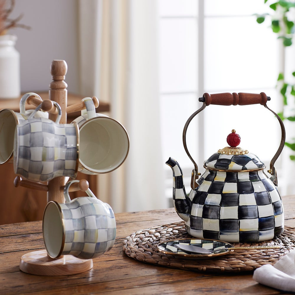 Check Tea Kettle | MacKenzie-Childs