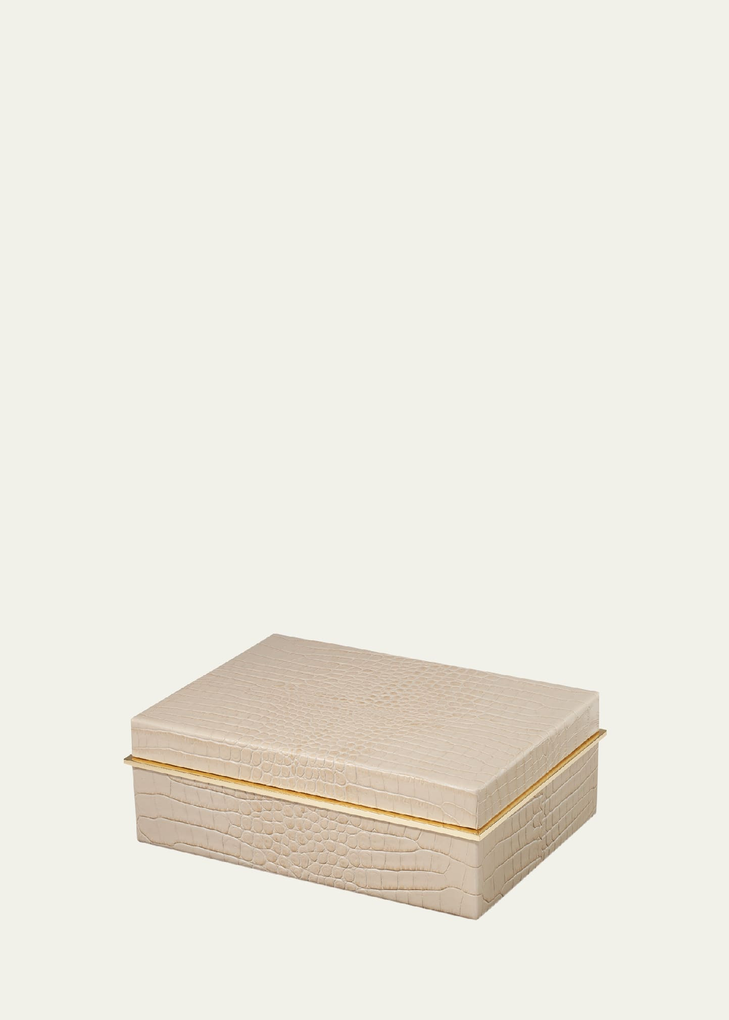 AERIN Classic Croc Leather Small Box | Bergdorf Goodman