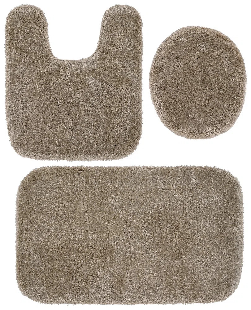 Billy-Dean Nylon 3 Piece Bath Rug Set with Non-Slip Backing (Set of 3) | Wayfair North America
