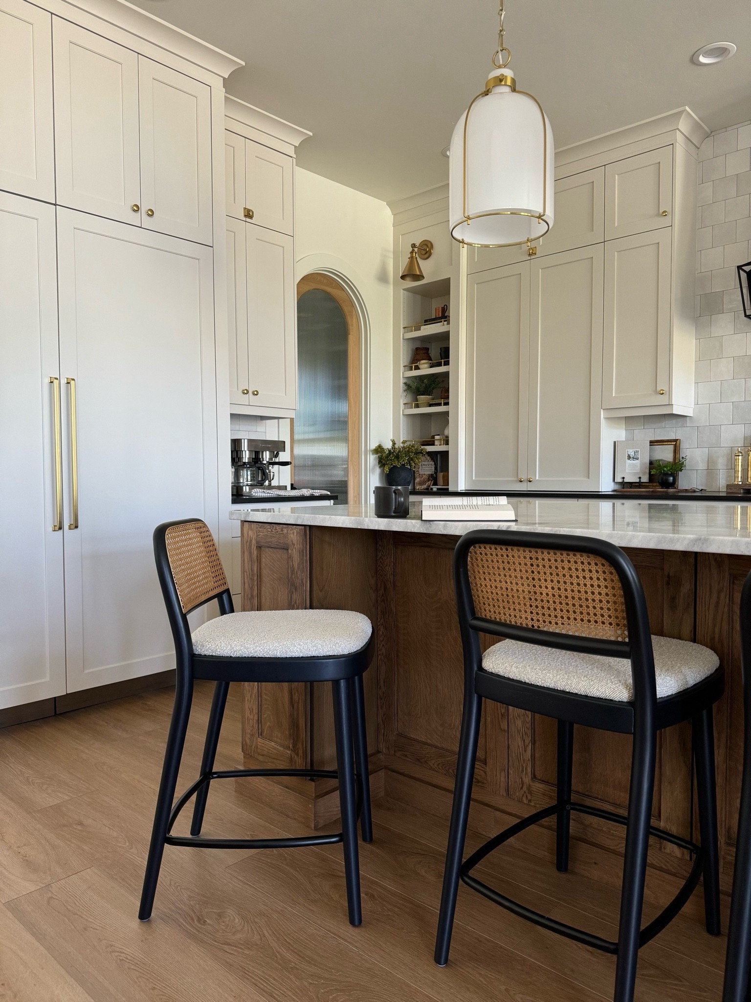 These gorgeous counter stools have been a top favorite recently! A beautiful amount of texture and the functionality is great. These have been great with three littles! 

#LTKStyleTip #LTKHome