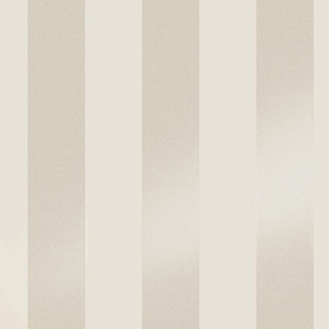 Laura Ashley Lille Pearlescent Stripe Linen Wallpaper | Amazon (US)