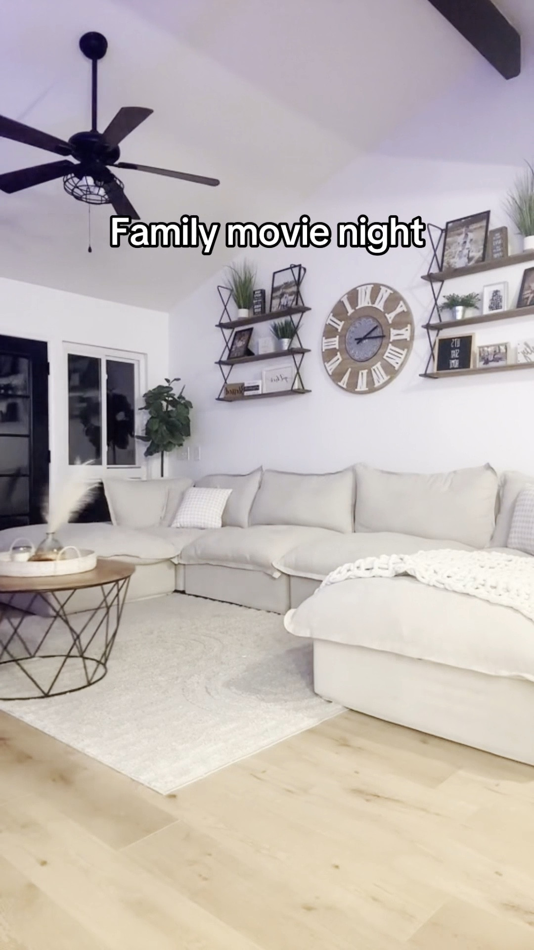 Cloud couch with ottoman storage
