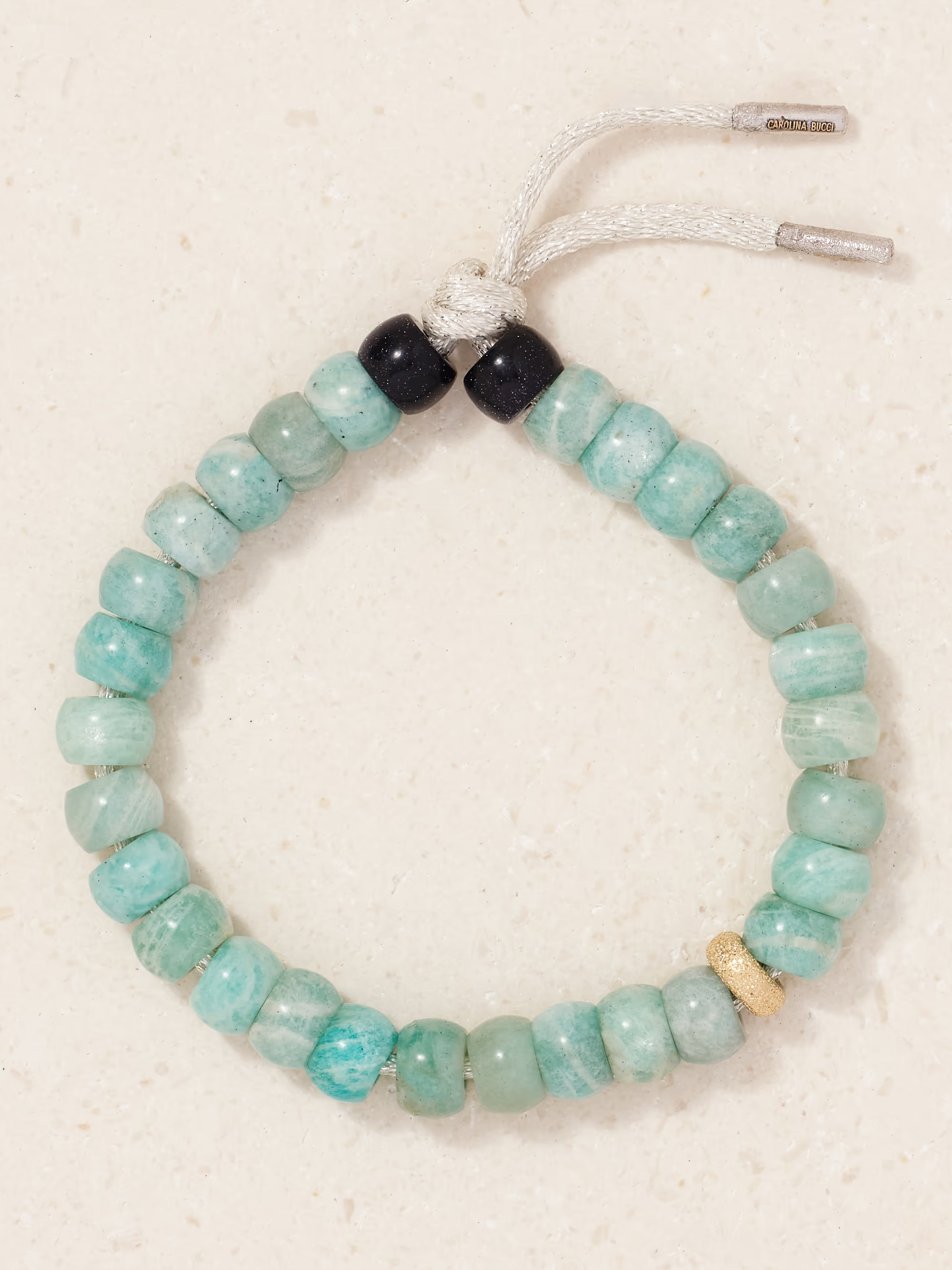 New York Forte 18-karat yellow and white gold amazonite and goldstone bracelet | NET-A-PORTER (UK & EU)