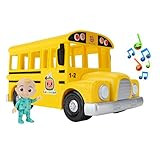 CoComelon Official Musical Yellow School Bus, Plays Clips from ‘Wheels on The Bus,’ Featuring... | Amazon (US)