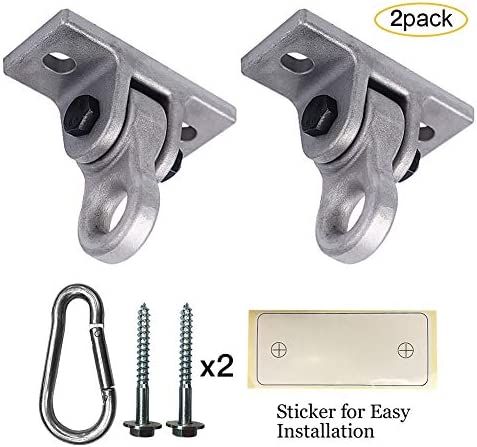 ABUSA Heavy Duty Metal Color Swing Hangers Screws Bolts Included Over 5000 lb Capacity Playground Po | Amazon (US)