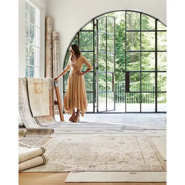 Becki Owens x Livabliss Lila Area Rug - 9'2" x 12' - Tan | Bed Bath & Beyond