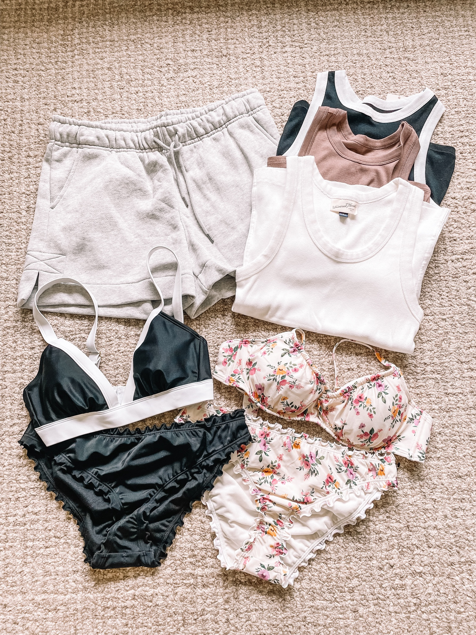 Basic ribbed tanks, shorts and swimsuits 20% off! I sized up to medium for the bump, all non-maternity.

These ruched bikini bottoms have been my favorite each pregnancy!

Target finds 
Target style 
Target swim
Bathing suits 



#LTKSummerSales #LTKSwim #LTKFindsUnder50