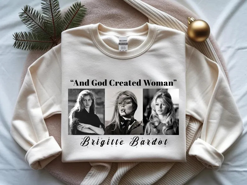 Brigitte Bardot Sweatshirt, and God Created Woman Sweat - Etsy | Etsy (US)