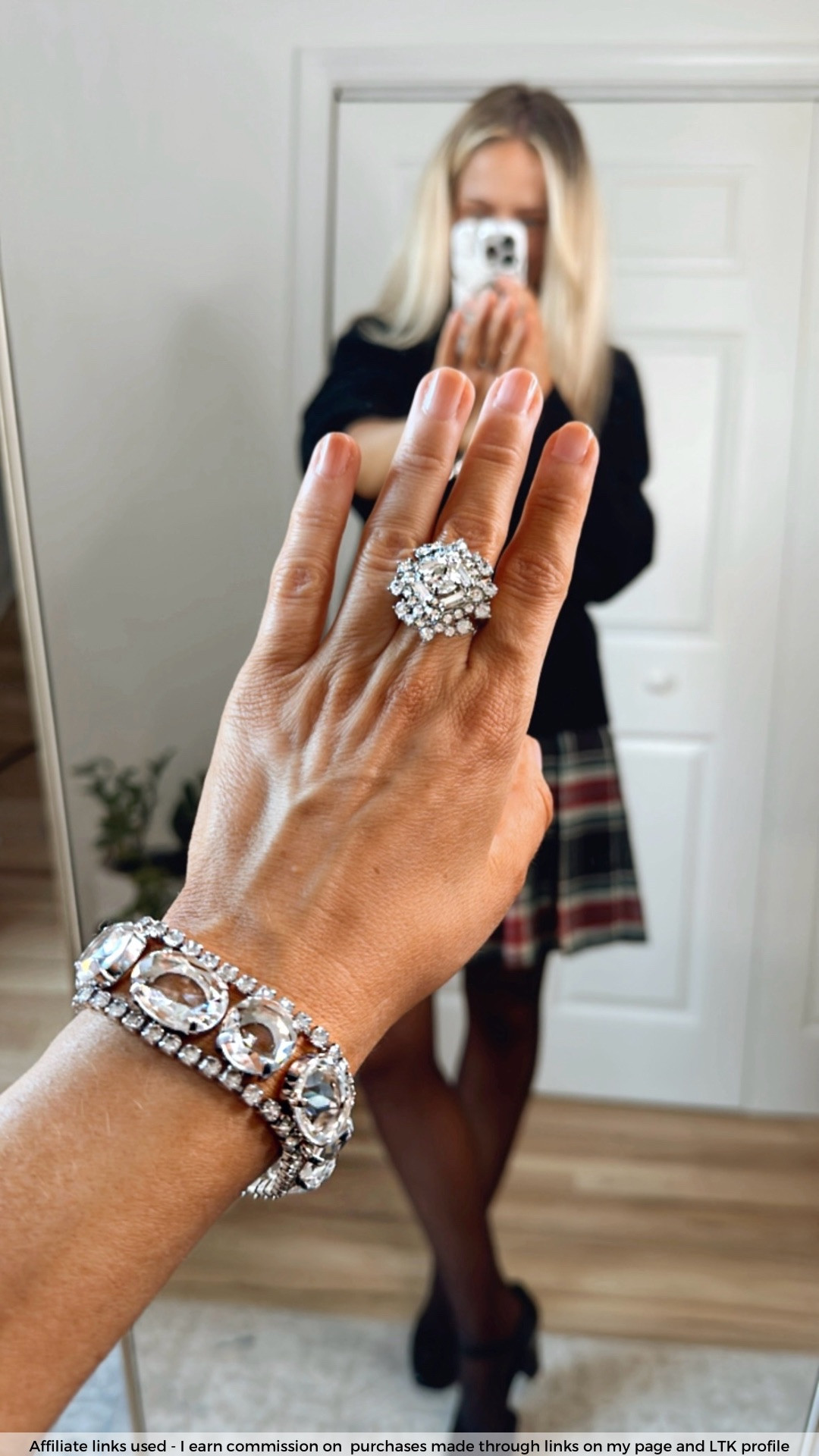 Holiday jewelry statement ring and bracelet ✨

#LTKHoliday