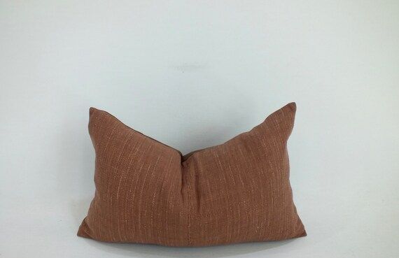 Brown Sofa Accent Pillow Case Hand Woven Decorative Ethnic - Etsy | Etsy (US)