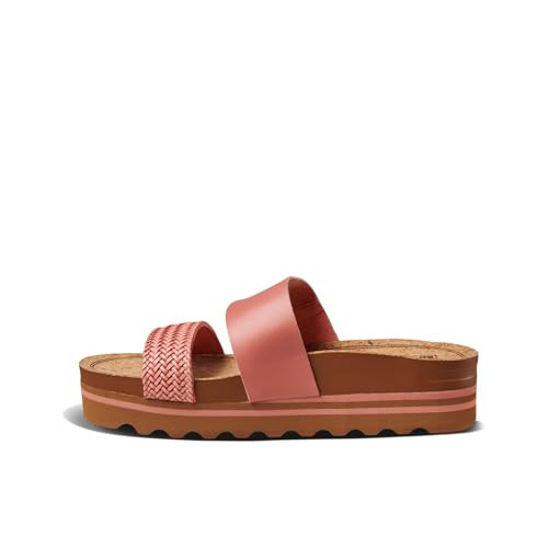 REEF Women’s Sandals Cushion Vista Hi, Platform Sandals for Women, Rose, 8 | Amazon (US)