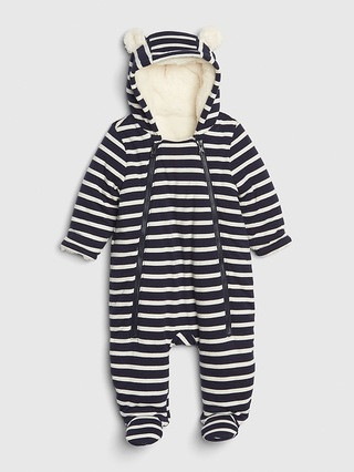 Baby Brannan Bear Sherpa  Footed One-Piece | Gap (US)